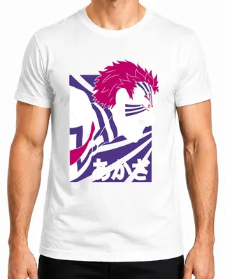 Obrázok produktu pre あかざ Démon anime manga tvár Japonsko fanúšikovský darček Japonsko Y2K streetwear pánske tričko, biele, XL