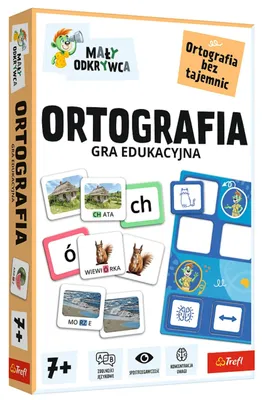 Zdjęcie produktu dla Gra - Ortografia Mały Odkrywca Trefl 02803