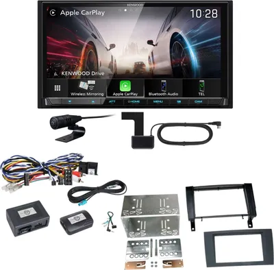 Produktbild von Kenwood DMX8021DABS Android Auto CarPlay Einbauset für Mercedes SLK R171