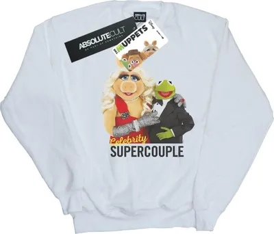 Produktbild von Disney - "The Muppets Celebrity Supercouple" Sweatshirt für Damen BI31268 (M) (Weiß)