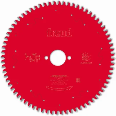 Image de Lame pour scie circulaire portative FREUD - Ø210 2,3/1,8 AL30 Z72 TP -5° - F03FS09817 -FR15A001H