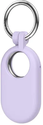 Immagine prodotto di Go Go Gadget - Custodia in silicone - Custodia protettiva - Portachiavi - Compatibile con Samsung SmartTag 2 - Viola