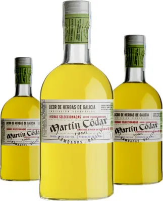 Produktbild von 3 x Martin Códax Orujo de Hierbas