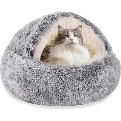 Immagine prodotto di Letto per animali domestici con tetto, 50 cm - Pawrest