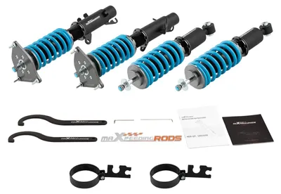Image de Mini Cooper R50, R53, R52 - Kit de suspension filetée - Abaissement - Amortisseurs à pression d'huile - Réglable en hauteur - Pour Cabriolet R52 One FWD 2001-2006