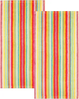 Produktbild von 2 Stück Cawö Life Style Handtücher 7008-25 Streifen muilticolor 50x100