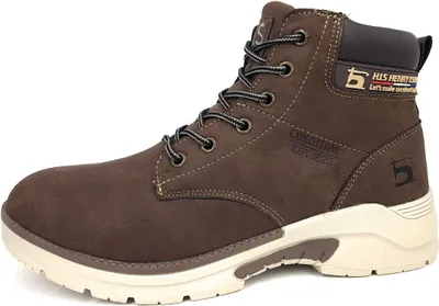 Image de Chaussures de ville pour hommes, bottes, doublure chaude, couleur marron, style décontracté