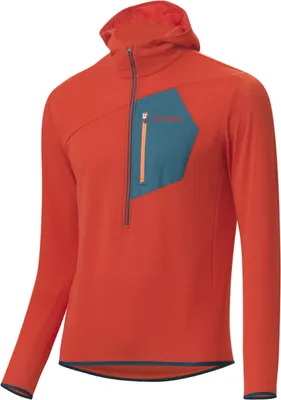 Image de Chemise à manches longues Loeffler sweat à capuche m HZ Aero TechFleece-Orange