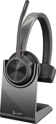 Produktbild von HP Inc. Poly Voyager 4310 - Voyager 4300 UC series - Headset - On-Ear - Bluetooth - kabellos, kabelgebunden - Schwarz -