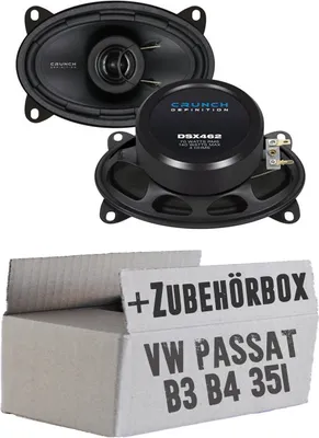Produktbild von Crunch DSX462 - 4x6 Koax-System - Einbauset passend für VW Passat 35i Heck - justSOUND