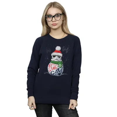 Produktbild von Star Wars - "Up To Snow Good" Sweatshirt für Damen BI37426 (XXL) (Königsblau)