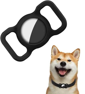Imagen del producto de Accesorios para mascotas: Soporte de silicona impermeable para AirTag. Protege contra la pérdida