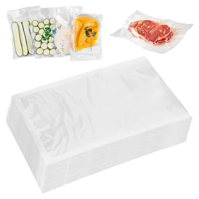 Immagine prodotto di Sacchetti per sottovuoto 15 x 25 cm - 100 pezzi - Senza BPA - Per alimenti e sous-vide