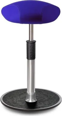 Produktbild von Sitz- Stehhocker Free Tall Triangel kvadrat Divina Mel. Royalblau chr. /schw..