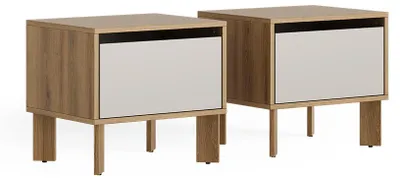 Obrázok produktu pre Nočný stolík Vicco Monti Dub Evoke/Kašmír 48.2 x 44 cm Sada 2 ks, Model 62737