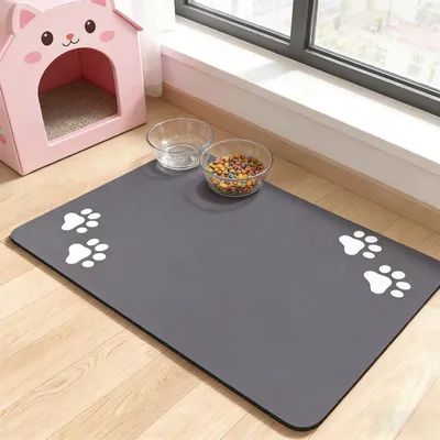Produktbild von Futtermatte für Hunde und Katzen, rutschfest und wasserdicht