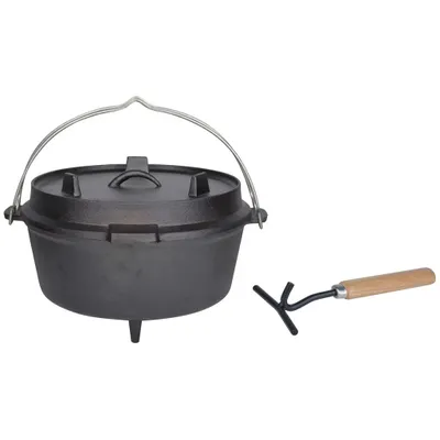 Produktbild von Esschert Design Dutch oven 12" Kochtopf aus Gusseisen; FF235