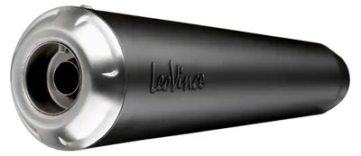 Obrázek produktu pro Zadní tlumič výfuku LeoVince CLASSIC RACER Black Edition s homologací, nerezová ocel v černém provedení pro Honda GB 350 S, modelový rok 2025–2026, E5+