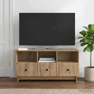 Produktbild von vidaXL TV-Schränk 102 x 34,5 x 50 cm Artisan-Eiche Holzwerkstoff