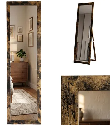 Obrázek produktu pro Stojací zrcadlo HAVLYS, 127 x 37 cm, hnědé
