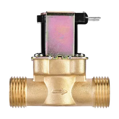 Image de G1/2" DC 24V électrovanne normalement fermée en laiton pour le contrôle de l'eau