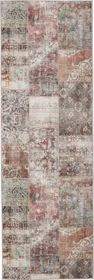 Obrázek produktu pro Interiyou Omyvatelný koberec Gent Multicolour/Brown 80x240 cm