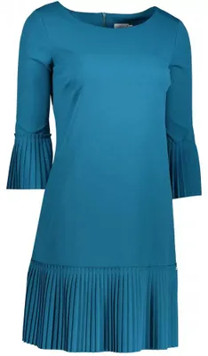 Imagen del producto de Numoco Vestido corto para mujer, modelo Lucy, color azul, talla L