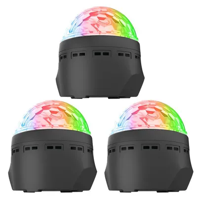 Produktbild von Sternenhimmel Projektor LED 3er Set Wasserwellen Effekt RGB Farbmodi USB-C Strom flexibel Party Hochzeit Wohnzimmer Dekoration
