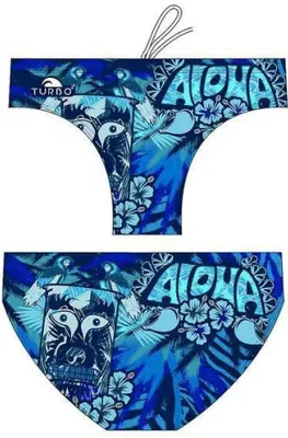 Produktbild von Turbo Aloha Badeslip Blau L Herren Blau L