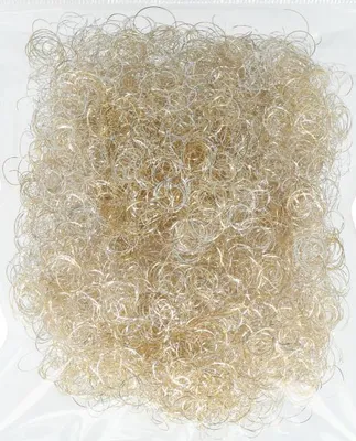 Produktbild von 15g Engelshaar Lamettahair Lametta Hair Flowerhair Weihnachten, Farbe:champagner