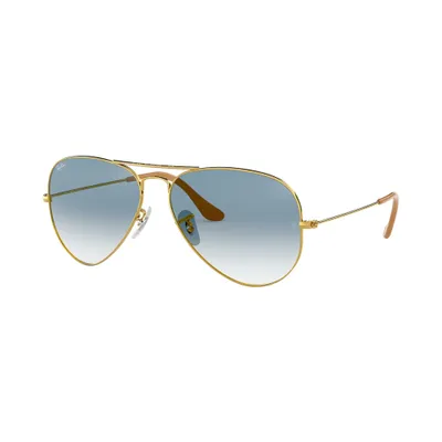 Zdjęcie produktu dla Ray-Ban Aviator Gradient, Dorosły, Męski, Aviator, Aviator, Oprawki pełne, Złoto