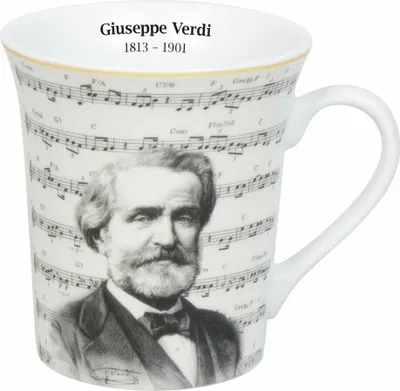 Image de Könitz Gobelet Compositeur Verdi, Musique, Porcelaine, Multicolore, 410 ml, 11 1 100 2939