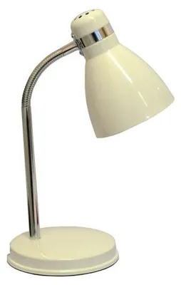Produktbild von Schreibtischleuchte THOMAS Tischlampe verstellbar Flexarm Fassung E27 Kinderlamp Weiß
