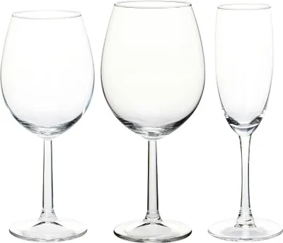 Produktbild von Excellent Houseware Weinglaser-Set - 18-teilig - Glas - 3 Sorten