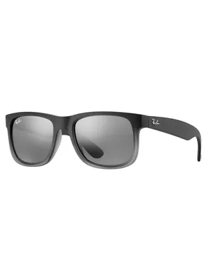 Produktbild von Ray-Ban Justin Classic, Erwachsener, Uni, Schild, Quadratisch, Vollrand, Grau