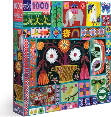 Produktbild von eeBoo Dutch Quilt Sampler (1000) (U)
