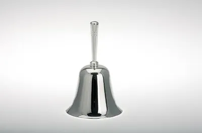 Produktbild von Tischglocke, glatt, versilbert, Ø 6 cm, H 10,5 cm