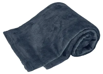 Produktbild von ARÔME HOME Mikroflanell-Decke Dunkelblau, 150 × 200 cm, 450 g/m²