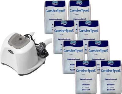 Produktbild von Intex - Salzwassersystem 26670GS & Poolsalz 160 kg