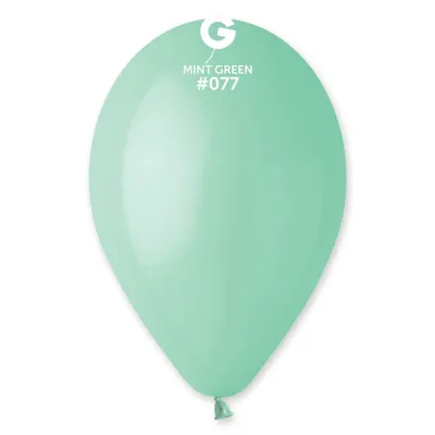 Obrázek produktu pro Gemar latexové balónky zelená máta - mint - 100 ks - 26 cm