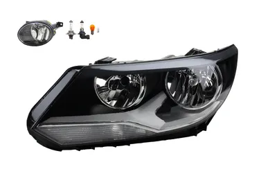 Produktbild von Scheinwerfer passend für VW Tiguan 5N 06/2011- H7 H15 Links + Nebel+Leuchtmittel 5N1941005 5N1941005B 5N1941005C 5N1941029 5K0941699F 5K0941699 Johns