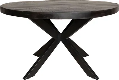 Produktbild von Esszimmer Tisch Denver Schwarz | Rund | 110 cm