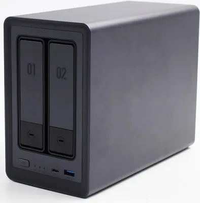 Produktbild von UGREEN NASync DXP2800 2-Bay Desktop NAS Intel N100 Quad-Core-CPU 8GB DDR5 RAM