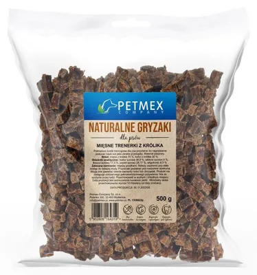 Zdjęcie produktu dla PETMEX Mięsne trenerki wołowe dla psa 500g