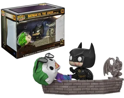 Immagine prodotto di Funko POP! DC Comics Batman, set di figurine in edizione limitata per il 80° anniversario: Batman e Joker, personaggi del film del 1989