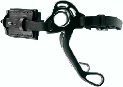 Produktbild von Hackamore gebisslose Zäumung  mit Nasenpolster AMKA SCHWARZ