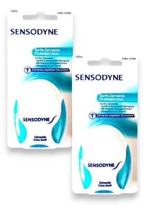 Produktbild von 2x Sensodyne Zahnseide extra sanft - 2x 50m