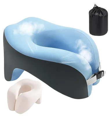 Image de Coussin de soutien cervical en forme de U, en mousse à mémoire de forme