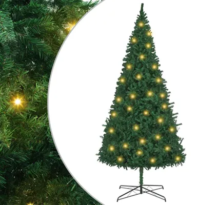 Productafbeelding van Kerstboom met decoratieve slingerlichten Groen 400 cm PVC