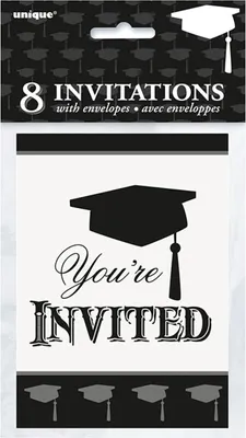 Produktbild von Einladung Graduate 8Stk.
